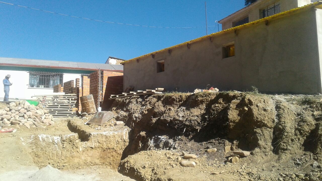 Image L'Ecole Bleue Trapiche Bajo -  Travaux sanitaires 