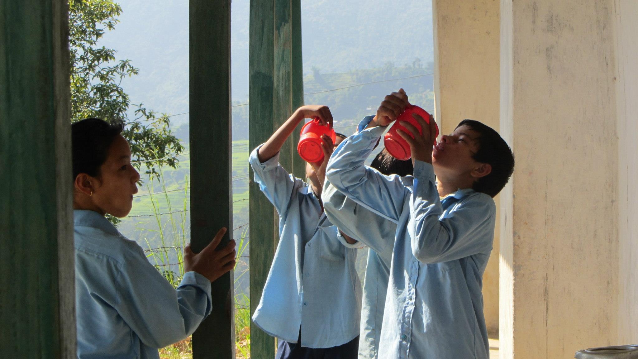 Image Ecole Bleue, Népal, 2014 -2018