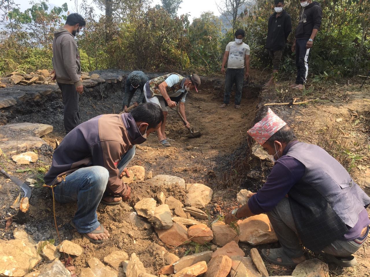 Image Construire des pokharis, pour assurer la sécurité de l'eau