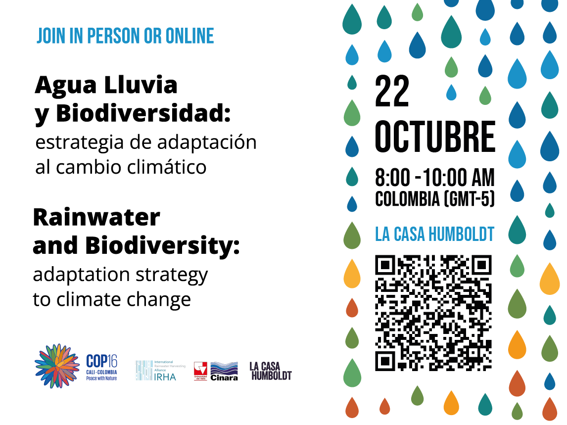 Image Eau de pluie à la COP16 | Eaux pluviales et biodiversité : stratégie d'adaptation au changement climatique