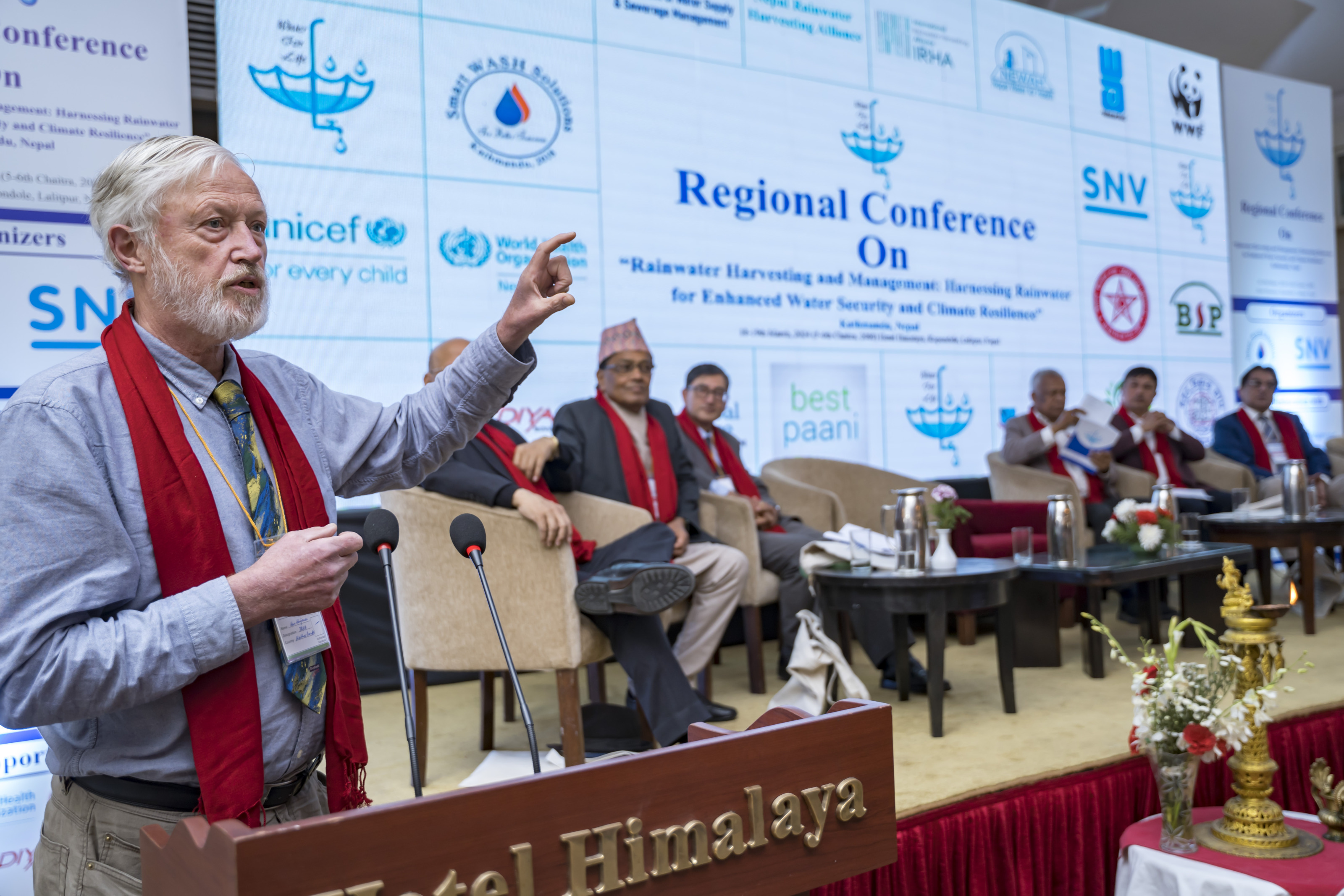 Image Harvesting rain in Nepal - Regional conference on rainwater management