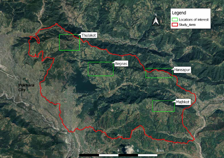 Image Identification of suitable sites for traditional pokhari water harvesting in mountain rural communities of the Himalaya 